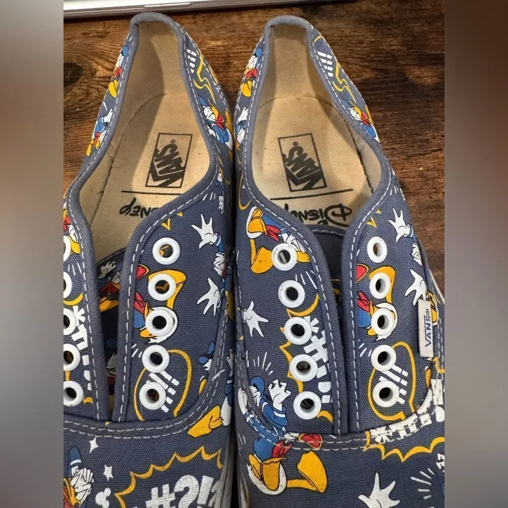 Vans X‎ Disney Donald Duck Sneakers size 11W/9.5 m